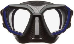 Scubapro D-Maske Tauchmaske Mit Befestigungsadapter Für HUD Tauchcomputer -ActionSport Würzburg Shop 24 250 090 d mask blue black wide 1
