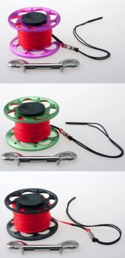 RIFF 30 M REEL Aus Aluminium Mit Doppelkarabiner