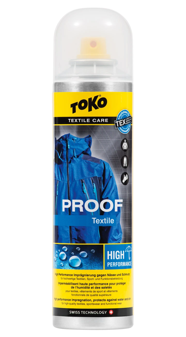 TOKO Textile Proof Imprägnierungsspray Für Textilien 3 TOKO Textile Proof Imprägnierungsspray Für Textilien