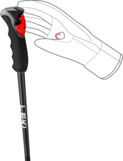 LEKI PEAK VARIO 3D Skistock Mit Trigger System Skistöcke Collection 2024 -ActionSport Würzburg Shop 65367611 peak vario 3D black dark 2024 3