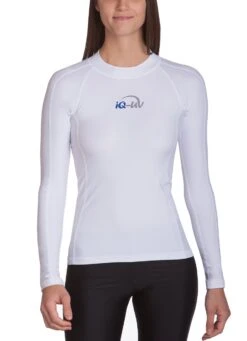 IQ UV 300 Shirt Slim Fit Watersport Long Sleeve Damen UV Shirt -ActionSport Würzburg Shop 666122 2100 white 3