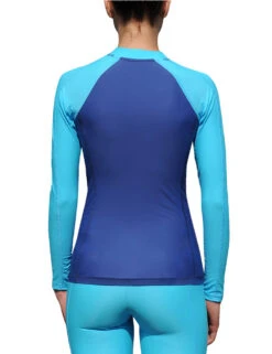 IQ UV 300 Shirt Slim Fit Longsleeve Damen Langsam UV Shirt -ActionSport Würzburg Shop 666130 3254 navy tur 2