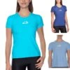 IQ UV Shirt Loose Fit Damen UV Shirt T-Shirt Schnitt -ActionSport Würzburg Shop 668122 tuerkis 4