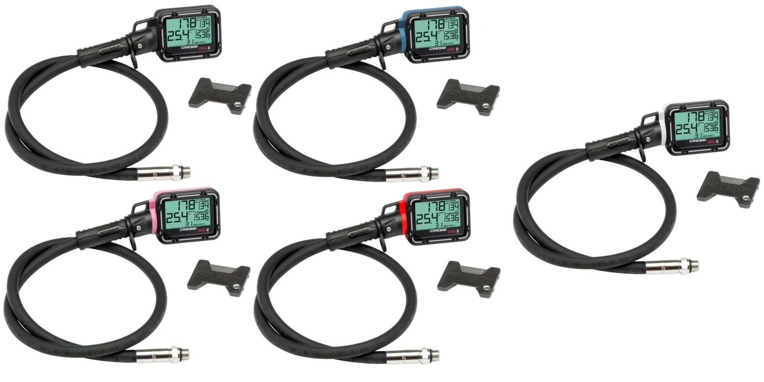 CRESSI DIGI 2 Digitale Konsole Mit Tiefenmesser Finimeter 3 CRESSI DIGI 2 Digitale Konsole Mit Tiefenmesser Finimeter