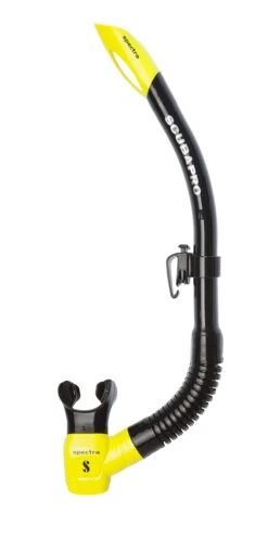 Scubapro SPECTRA Schnorchel Mit Ventil -ActionSport Würzburg Shop SPECTRA blkyel 26.706.510 3