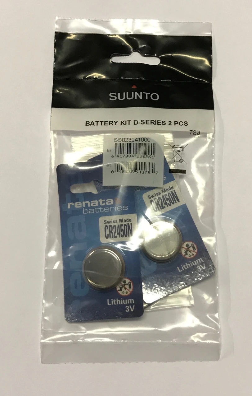 Suunto Batteriewechselsätze Für D-SERIES D4 D4i D6 D6i D9 D9tx - 2 Stück 3 Suunto Batteriewechselsätze Für D-SERIES D4 D4i D6 D6i D9 D9tx - 2 Stück
