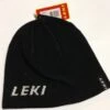 LEKI BEANIE LOGO Wintermütze (black-white) -ActionSport Würzburg Shop beanie logo weiss