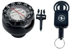 Aqualung SET Kompass Mit Retractor