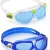 Aqua Sphere SEAL KID 2 Getönte Schwimmbrille Für Kinder Und Jugendliche -ActionSport Würzburg Shop ms162134 sealkid2 getoent blue aqua lime set