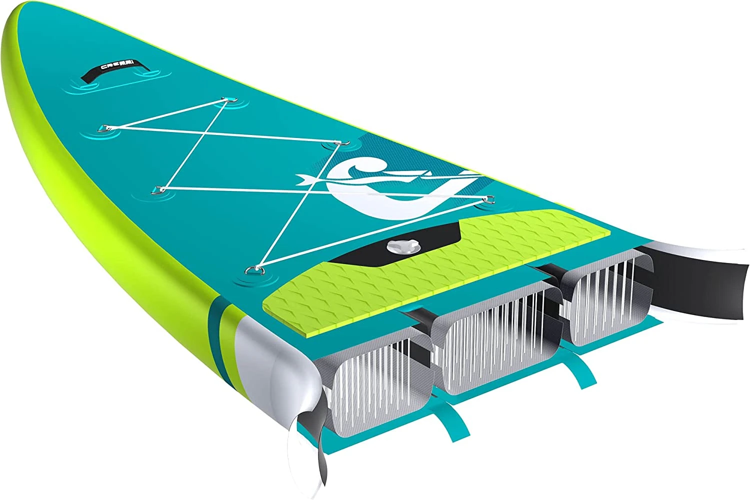 CRESSI JET CRUISE DC ISUP SET 11'2" Hydrodynamisch Form - Aufblasbares SUP 4 CRESSI JET CRUISE DC ISUP SET 11'2" Hydrodynamisch Form - Aufblasbares SUP – Bild 2