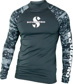Scubapro GRAPHITE Rash Guard Langarm Herren Slim Fit UV-Shirt 7 Scubapro GRAPHITE Rash Guard Langarm Herren Slim Fit UV-Shirt -ActionSport Würzburg Shop trendy graphite ls m 65 032 ghost 1