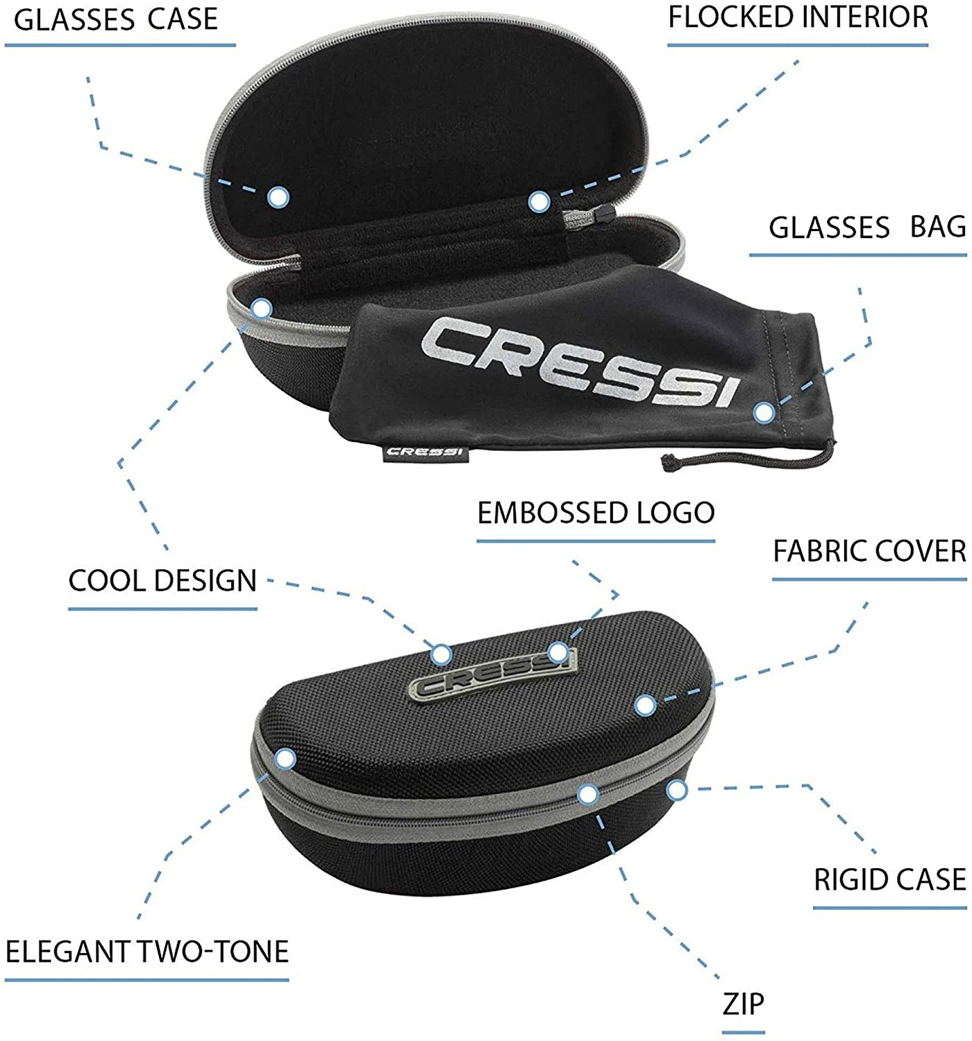 CRESSI BAHIA FLEX MIRROR Verspiegelte Sonnenbrille Sportbrille 4 CRESSI BAHIA FLEX MIRROR Verspiegelte Sonnenbrille Sportbrille – Bild 2